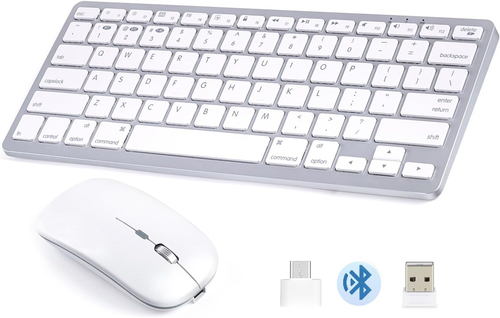 Wireless Keyboard and Mouse Compatible with Imac Macbook Air/Pro Windows Laptops - Picture 7 of 12