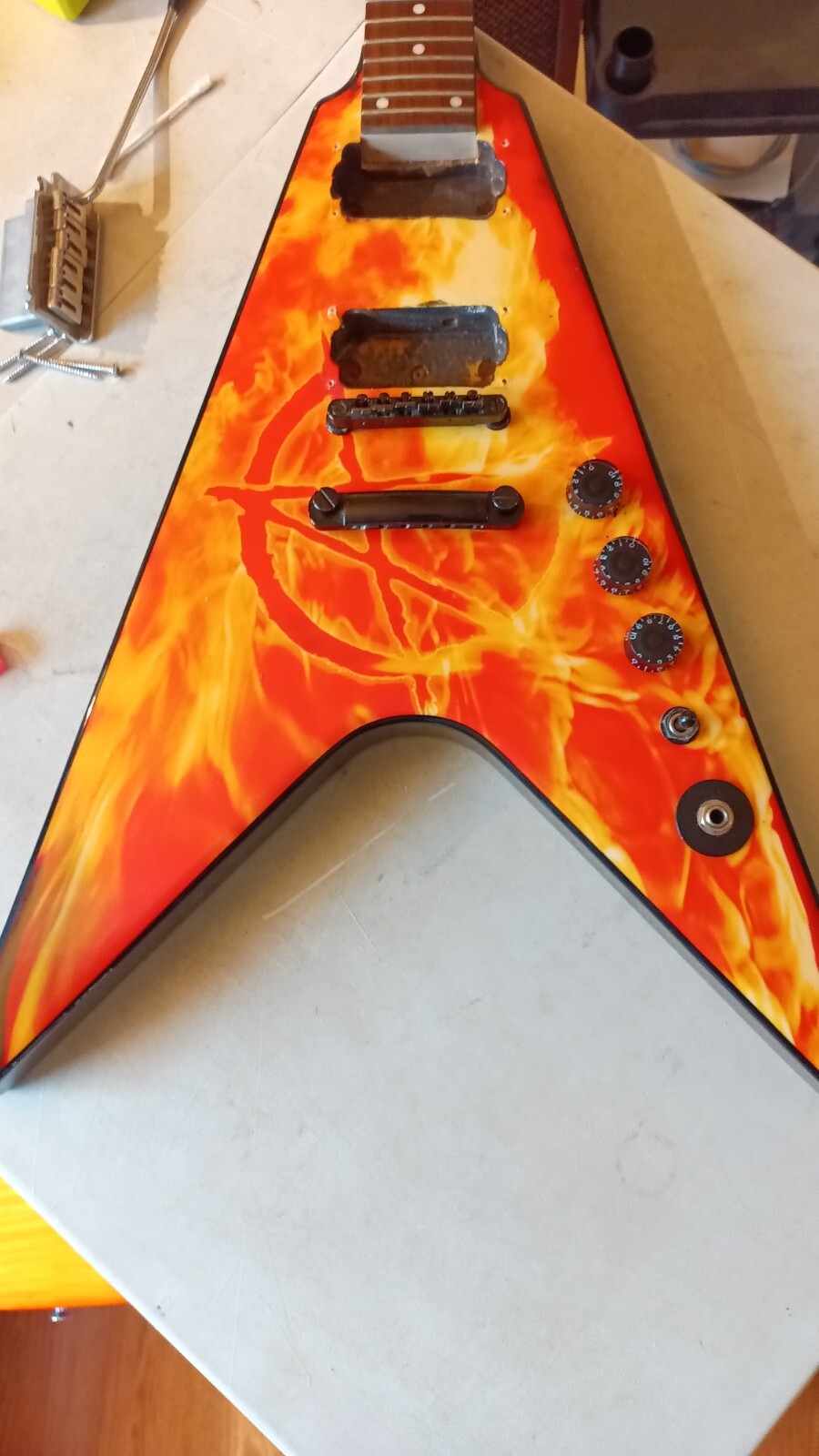 WASHBURN ANARCHY V GUITAR PROJECT WV160FG2 RARE MODEL eBay