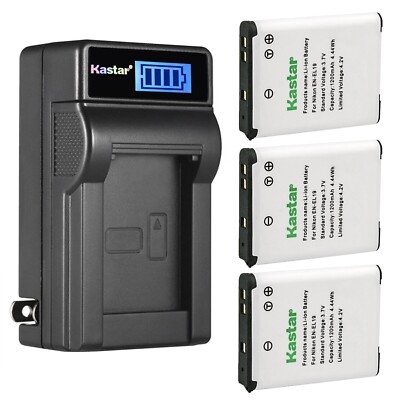 LCD Wall Charger & 3 battery for Sony NP-BJ1 Cyber-shot DSC-RX0 DSC-RX0 II RX0M2