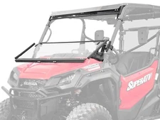 SuperATV 3-IN-1 Flip Down Windshield for Honda Pioneer 1000 / 1000-5 (2016+)