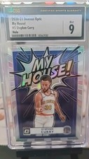 Stephen Curry 2020 Donruss Optic My House! Holo Silver Prizm CSG Mint 9 🔥🔥🔥