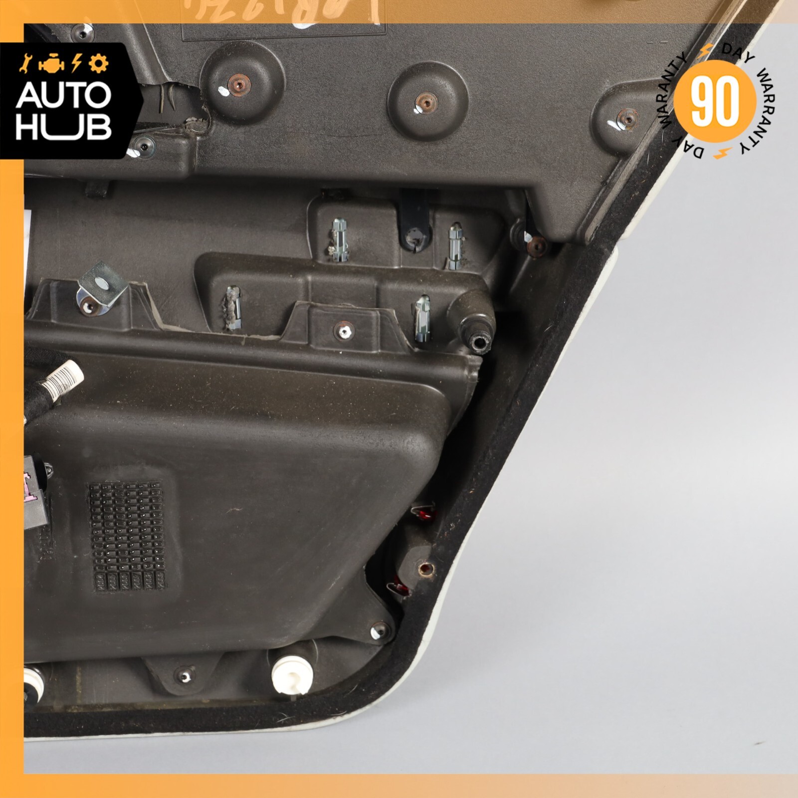 03-13 Maserati Quattroporte M139 Rear Left Side Interior Door Panel Gray OEM
