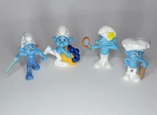 2011 Smurfs McDonald's Happy Meal Toy Lot of 4