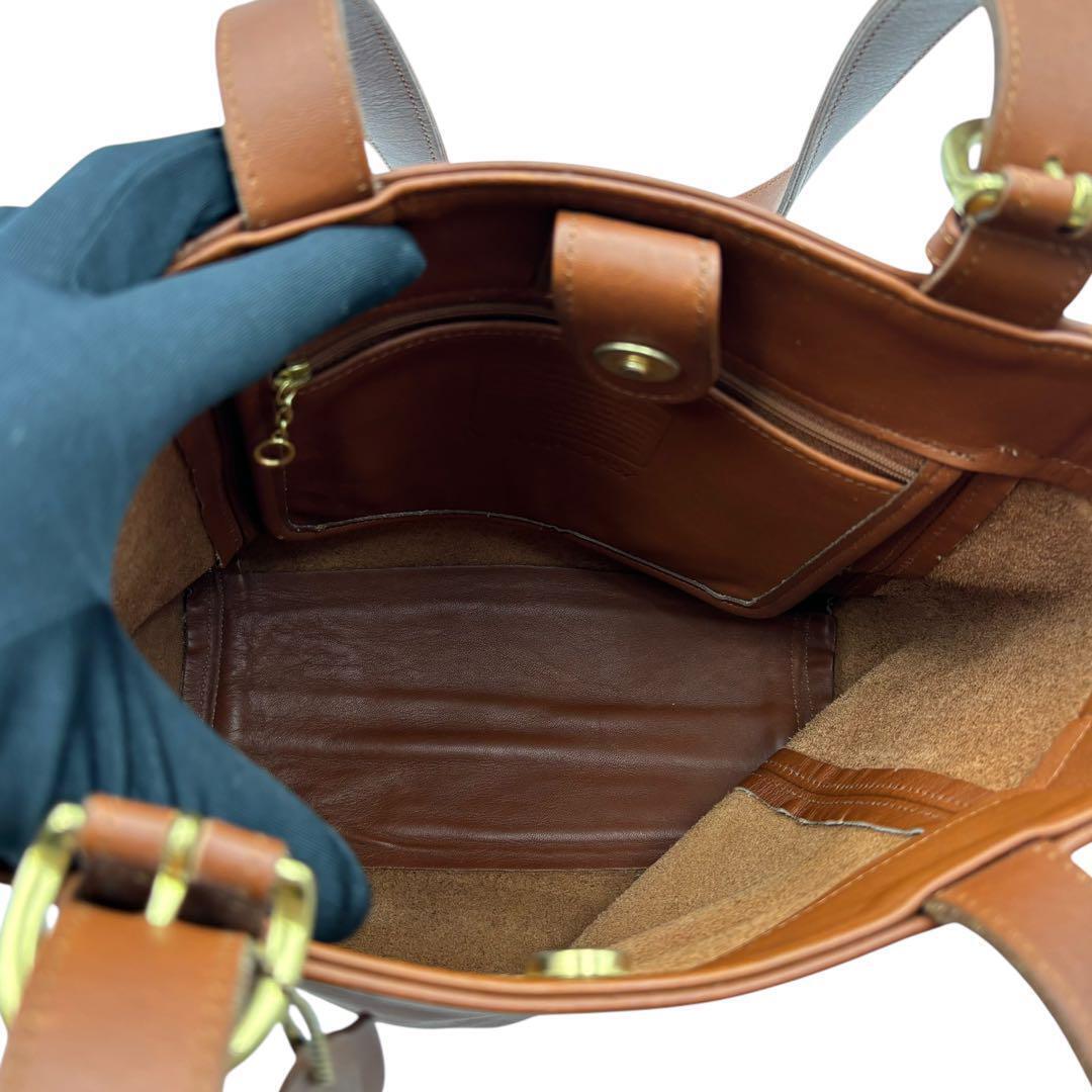 Vintage Coach 4157 One Shoulder Bag Genuine Leather Brown Vintage Coach 4157 One Shoulder Bag Genuine Leather Brown