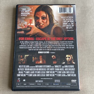 Animalistic (DVD Unrated 2015) Revenge Horror Thriller Hanna