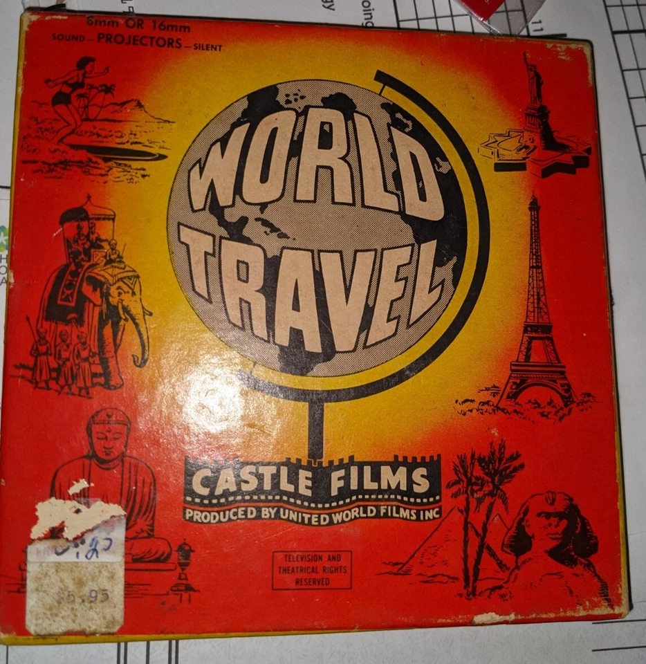 Vintage Castle Films 8mm Movie World Travel Camera on Russia - Image 2 of 4