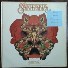 Santana Festivál Vinyl Record VG/VG CBS86020 1976
