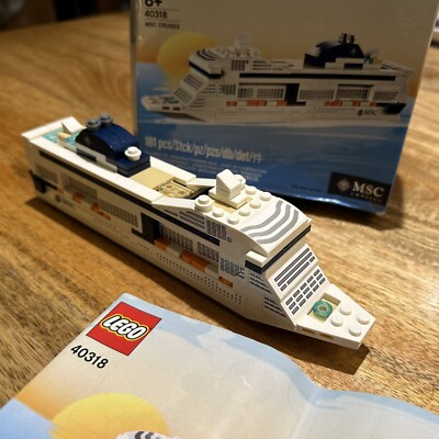 Lego 40318 MSC Cruises Cruise Ship 100% Complete (Re-issue Of 40227 ...