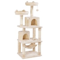 Kratzbaum Groß Stabil Katzenbaum Katzenkratzbaum Kletterbaum PlüSch 158 /179 Cm