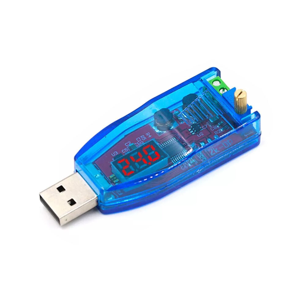 1PC Red DC 5V to 1-24V USB Step Up Down Power Supply Module Buck Boost Converter