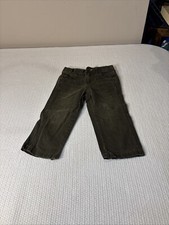 Genuine Kids from OSHKOSH Denim GREEN jeans With Adjustable waist Boys/Girls 2T