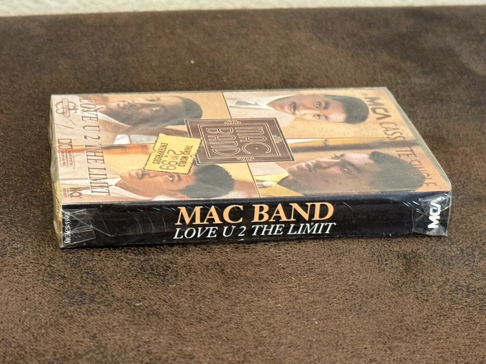 Rare! 1990 NEW SEALED Mac Band Love U 2 The Limit Cassette Tape MCA 10059 - Image 4 of 4