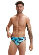 SPEEDO - COSTUME SLIP 5CM ESCAPE BRIEF - 00354417167 - PICTON BLUE/WINEBERRY