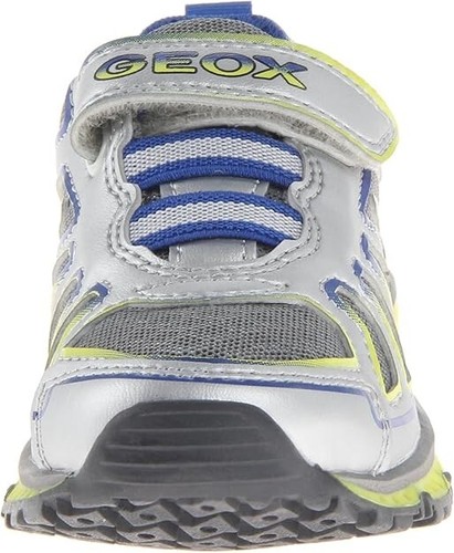 Geox Sneaker Ragazzo J Bernie1 Argento/Lime - Foto 6 di 9
