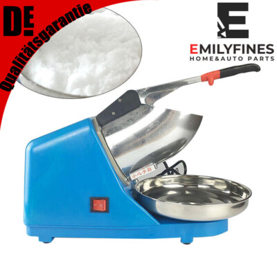 Elektrischer Edelstahl Ice Crusher Crusheisbereiter Eiszerkleinerer 220V DHL