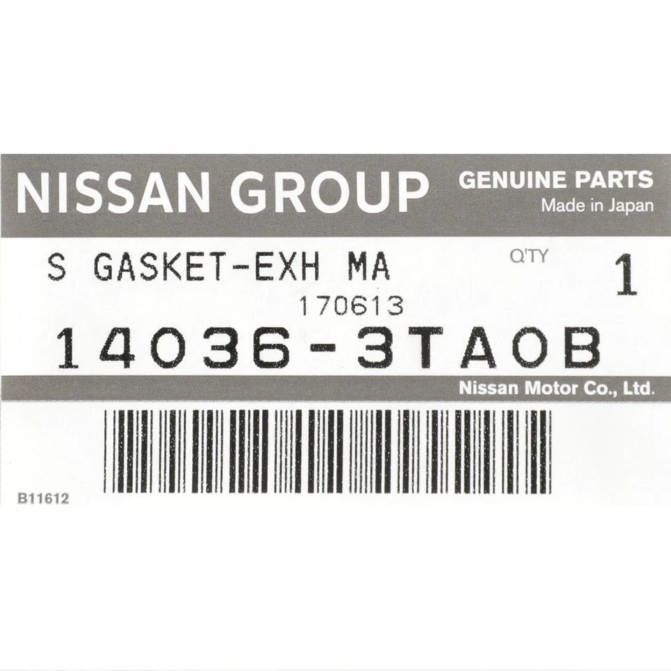 Junta colector de escape Nissan Altima Rogue 2012-2020 OEM 14036-3TA0B Foto 3 de 3