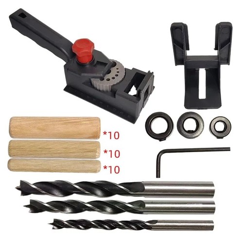 Fissaggio limite posizionamento foratura legno 10 fori fai da te lavorazione legno 3-12mm - Foto 5 di 14