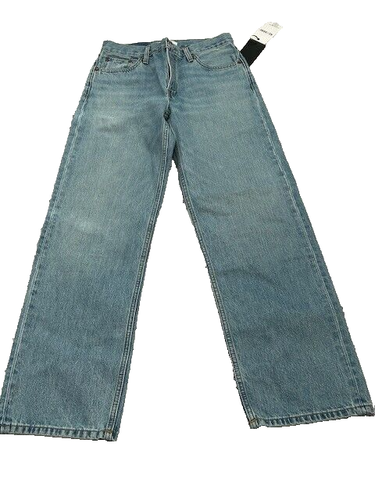 RE/DONE Womens Loose Denim Jeans High Rise Button Fly Wasted Indigo Size 23 NWT