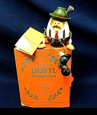 KATHE WOHLFAHRT DUFTI  SHELF SITTER''INCENSE SMOKER'' NIB VERY RARE HAND PAINTED 