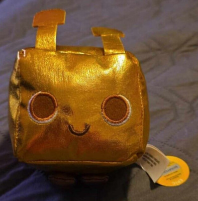 Pet Simulator X Series 2 Plush Toy - Mystery Treasure Gold Alien With Code