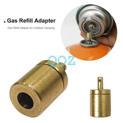 Cylinder Filling Butane Canister Gas Refill Adapter Copper Outdoor Camp Stove - Picture 6 of 8