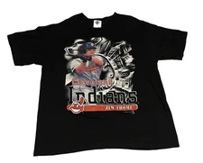 Vintage 1999 MLB Cleveland Indians Jim Thome All Over Print T- Shirt Large