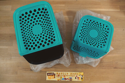 TUPPERWARE Zwiebel & Knoblauchmeister / Onion & Garlic Smart Container SET - NEW