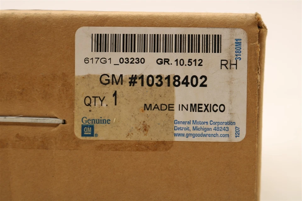 Manija de puerta interior derecha OEM GM 10318402 Pontiac Aztek 2001-2005 nueva Foto 3 de 4