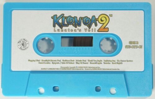 NEW Klonoa 2 Lunatea's Veil Original Game Soundtrack OST Cassette Tape SEALED - Picture 8 of 10