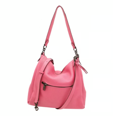 バッグ COACH Pink signature Soft Clip Hobo Bag COACH Pink signature Soft Clip Hobo Bag - メルカリ