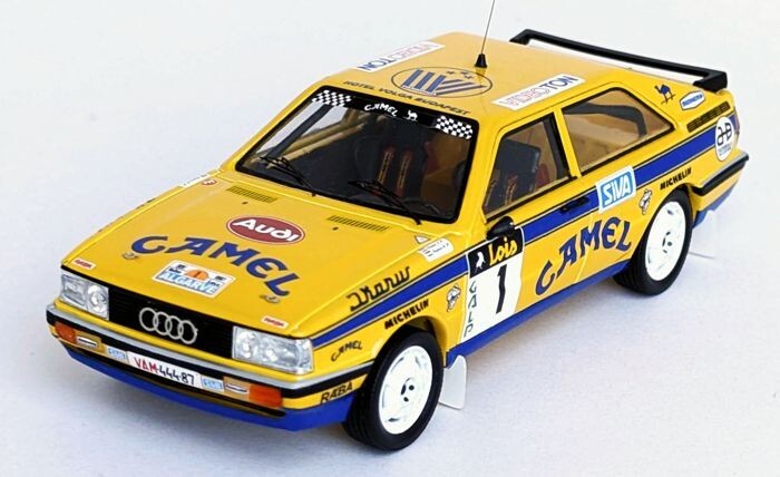 Audi Coupé 1/43 Trofeu DSN298 miniature rallye de l'Algarve 1987