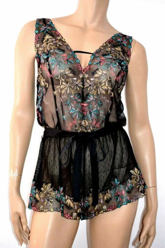 Pyjamas et nuisettes noirs pour femme