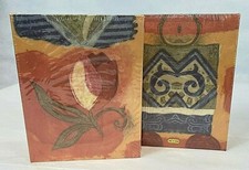 Photo Albums New in Sealed Package 6.5X5" Floral Design Red/Green/Blue Set of 2