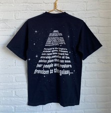 Vintage 1997 Star Wars A new Hope Main Title movie t-shirt