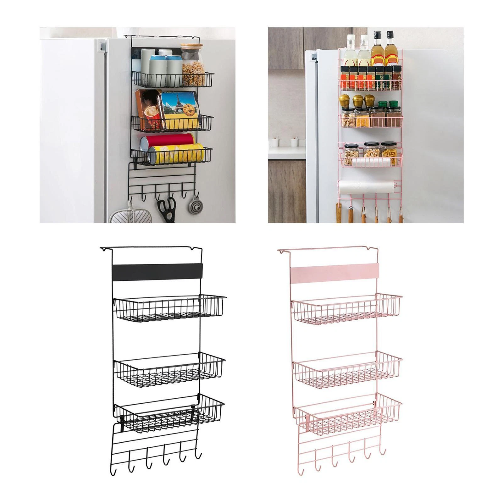 Over The Door Pantry Organizer, Seasoning Shelves, Kitchen Spice Rack for