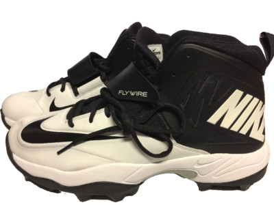 NIKE Zoom Code Elite Shark 3/4 Men's Football Cleats Flywire SZ 17 NEW FREE SOCK