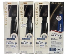 (4) Clairol Root Touch Up Color Blending Gel BLACK Semi Permanent Color Dye