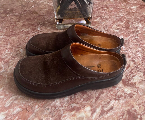Footprints By Birkenstock Women Brown Suede Leather Mules 38 /US 7.5-8 EUC, $165 - Picture 4 of 9