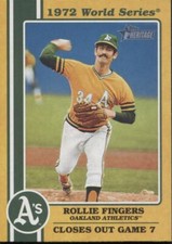 2021 Heritage High Number ROLLIE FINGERS 1972 World Series Highlights -ATHLETICS