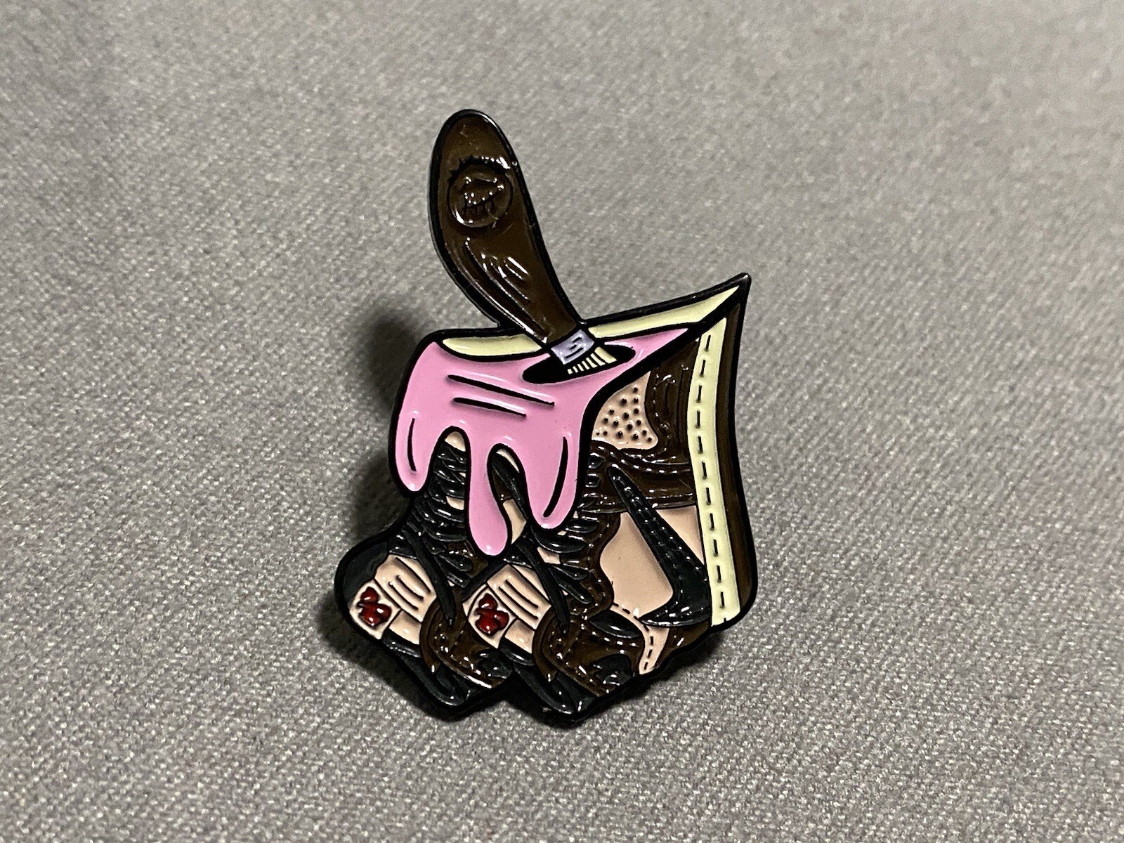 Umbrella Heights Jordan 1 Travis Scott Bucket Hat Pin Limited Edition VIB #35/50