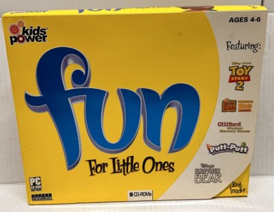 Topics Ent Computer Game Kids' Power - Fun for Little Ones NEW SEALED