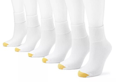 Gold Toe Women's Ankle Cushion No Show 6-Pack Socks, Also Available In Extended Sizes - Foto 7