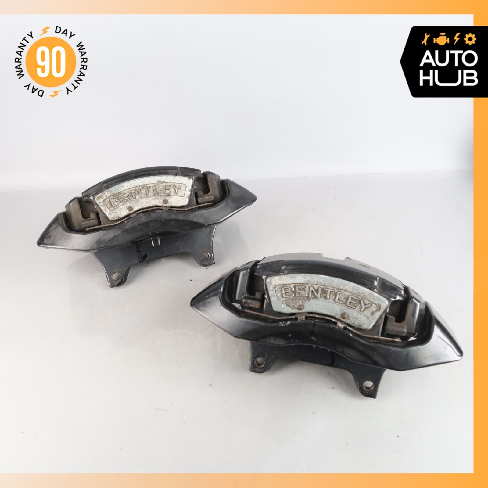 03-13 Bentley Continental GTC GT Front Brake Calipers Left & Right Set OEM