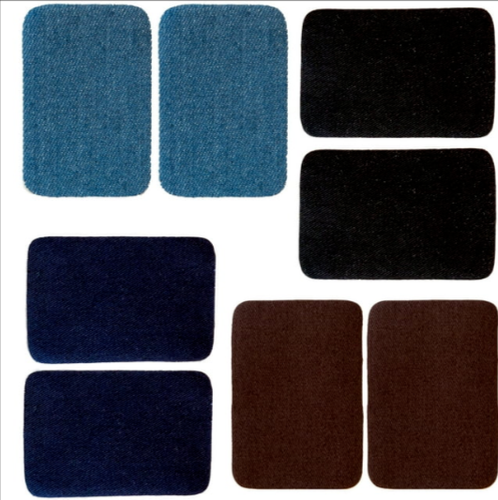 BONDEX by Simplicity Dark Blue Denim 2" x 3" Iron-On Patches, 8 Pieces - Bild 2 von 2
