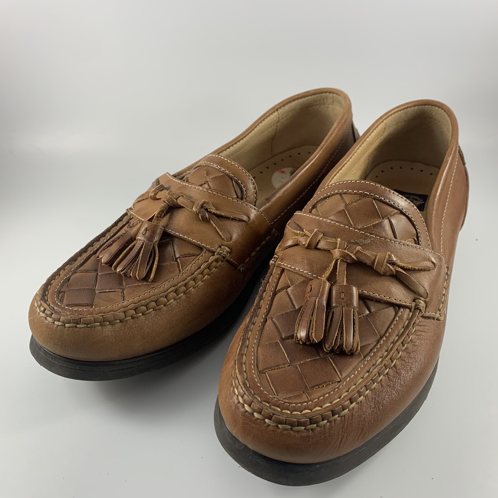 10M Brown Leather Dockers Loafers 