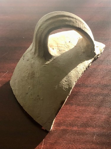 Ancient Pottery Artifact - Handle