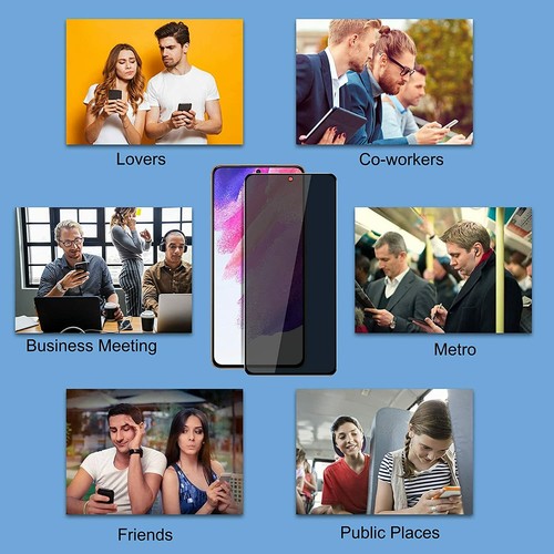 Tempered Glass Privacy Screen Protector For Samsung Galaxy A23 A33 A53 A73 5G - Picture 7 of 9