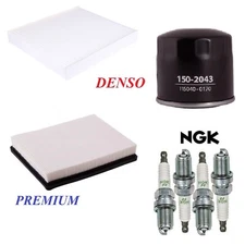 Tune Up Kit Air Cabin Oil Filters Spark Plugs For KIA OPTIMA L4 2.4L 2008