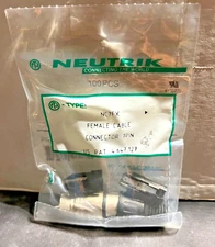 Neutrik NC7FX - 7 pole female cable connector with Nickel housing - 10 Pack