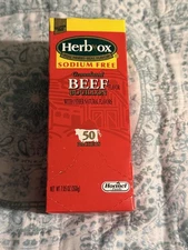 Herb Ox Beef Bouillon Sodium Free 50 Packets